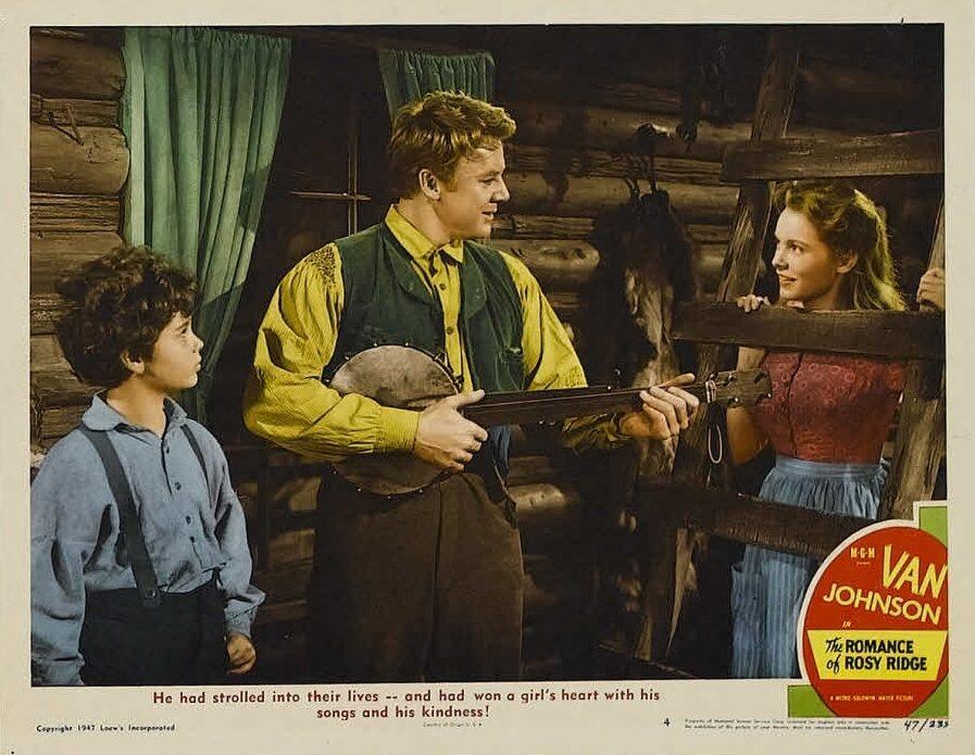 A lobby card for "The Romance of Rosy Ridge" from 1947. (MovieStillsDB)