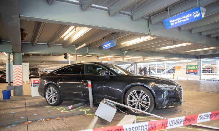 Man Drives at Pedestrians Inside German Airport Garage