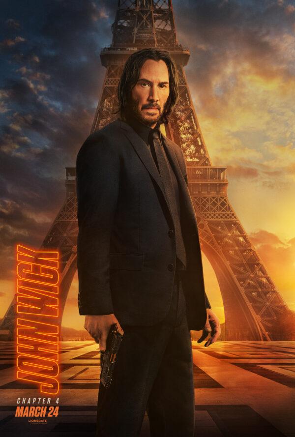 The fourth installment of the John Wick franchise stars Keanu Reeves, in "John Wick: Chapter 4." (Lionsgate)