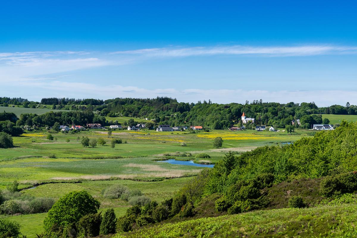 A Gravlev village and river landscape in northern Denmark. (Dreamstime/TNS)