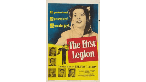 Douglas Sirk’s film, “The First Legion,” is about priests in a Jesuit seminary whose battle is also spiritual. (United Artists)