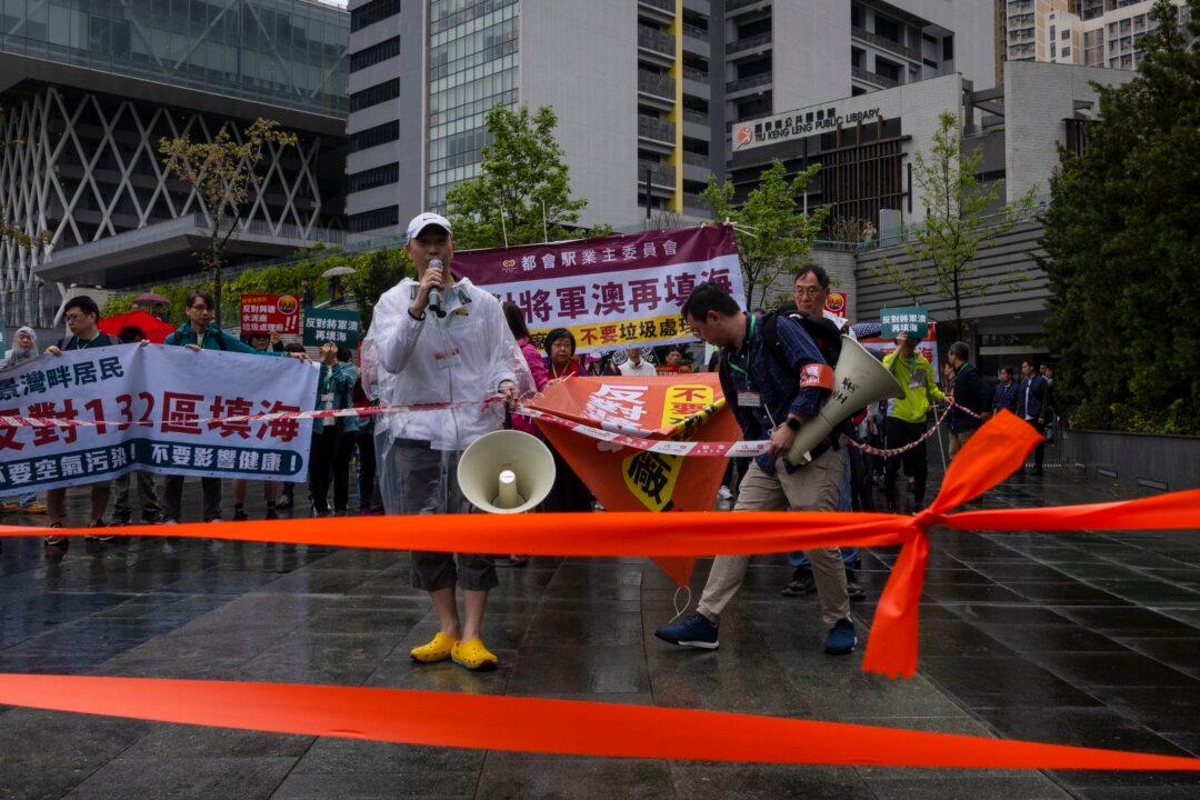 Hongkongers Hold First Protest in Years Under Strict Rules