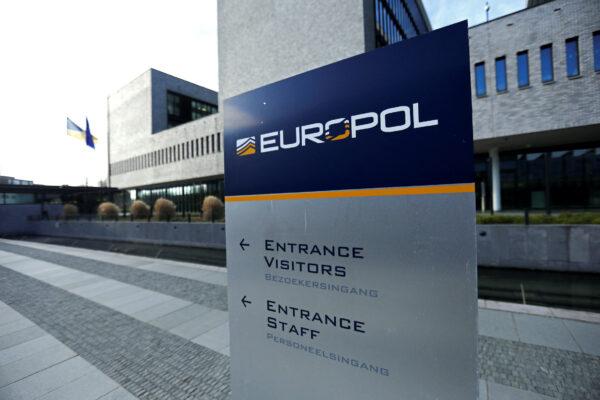 The Europol building in The Hague, Netherlands, on Dec. 12, 2019. (Eva Plevier/Reuters)