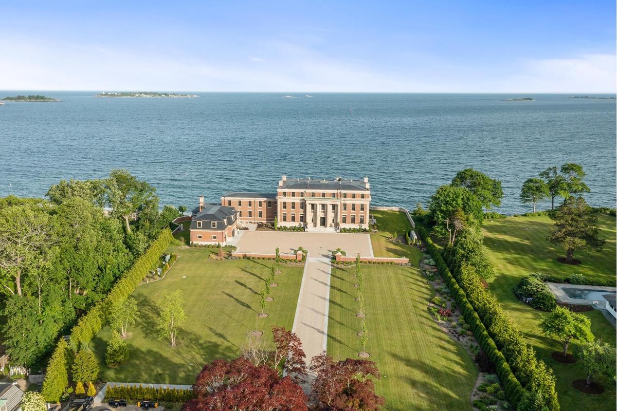 The most expensive estate in the history of Beverly, MA recently sold at $18.25 million. (Courtesy of Lisa Rainis, Douglas Elliman Real Estate, Boston)