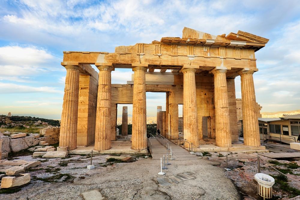 Built in about 420 B.C., the Temple of Athena Nike is the earliest fully Ionic temple on the Acropolis. (TTstudio/Shutterstock)
