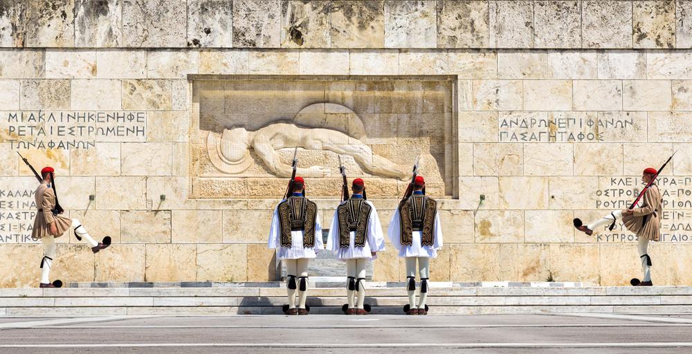 Located at the heart of the city, Syntagma Square is Athens's most important square, featuring the Old Royal Palace, the Presidential Guard, and one of Greece's busiest transport hubs. (Viacheslav Lopatin/Shutterstock)