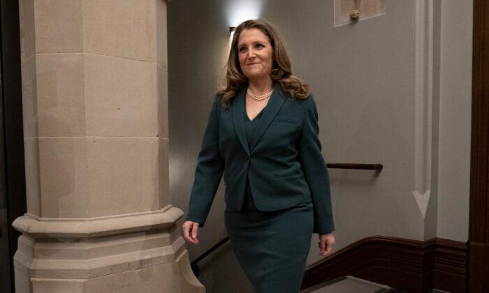 Freeland Touts Strength of Canadian Economy Following Latest Interest Rate Hike