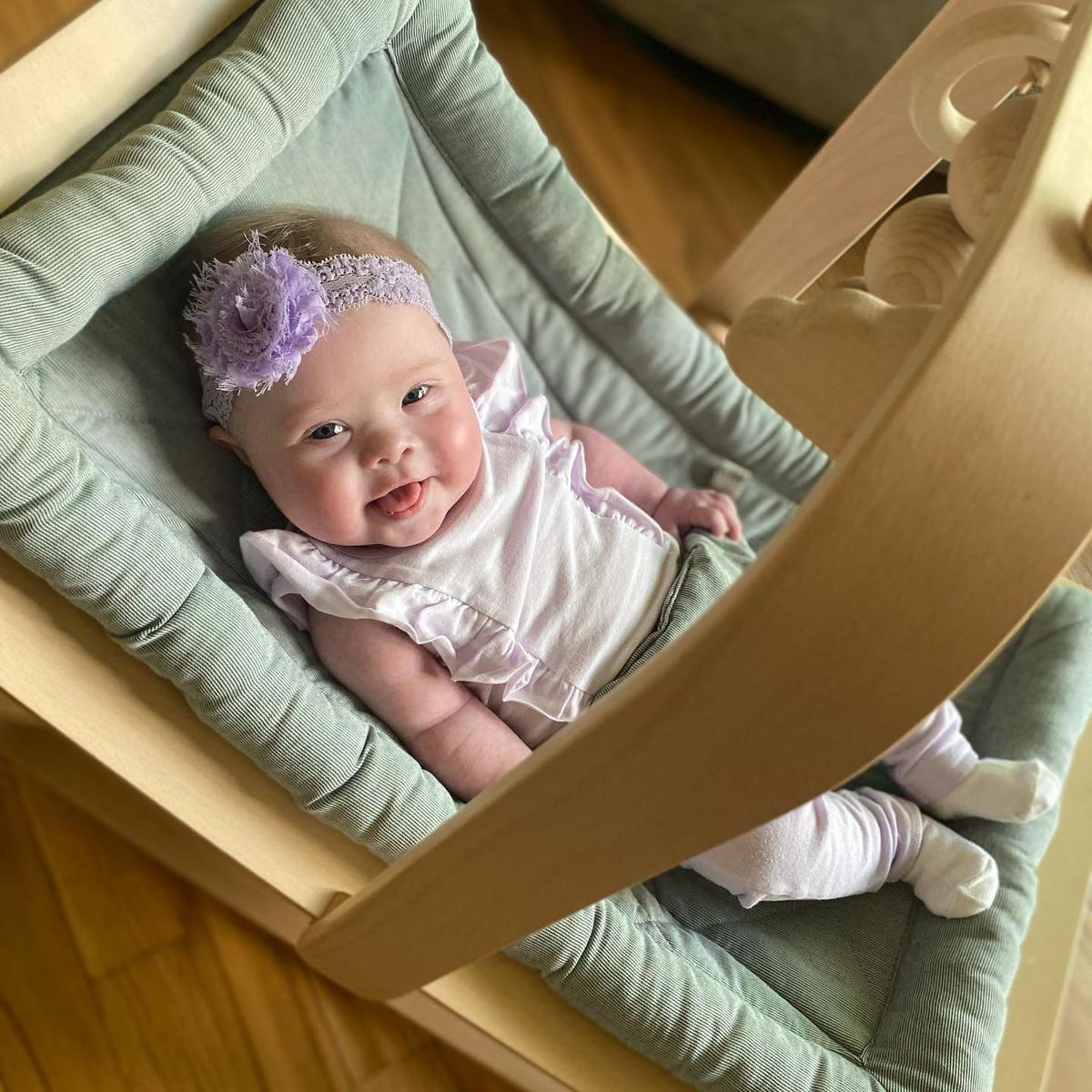 Baby Millie was born at the end of November 2020; she had a multi-cystic kidney and a possible heart defect. (Courtesy of <a href="https://www.instagram.com/makingmilliestones/">Nikki Geib</a>)