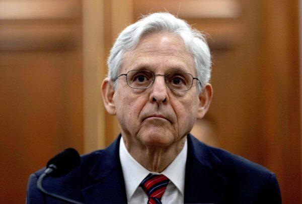 Attorney General Merrick Garland testifies at a House Appropriations Committee hearing in Washington on March 29, 2023. (Andrew Caballero-Reynolds/AFP via Getty Images)