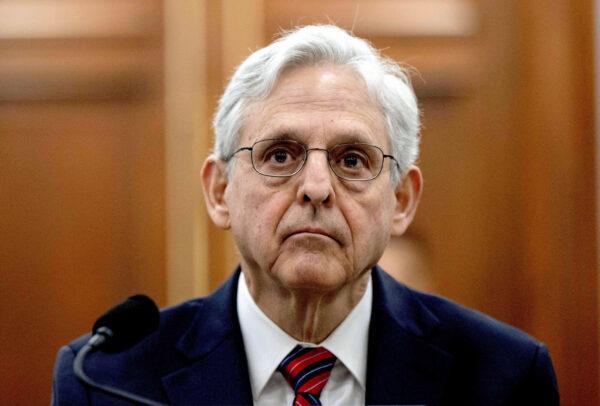 Attorney General Merrick Garland testifies at a House Appropriations Committee Commerce, Justice, Science, and Related Agencies Subcommittee hearing on "Budget Hearing—FY2024 Request for the Department of Justice" in Washington on March 29, 2023. (Andrew Caballero-Reynolds/AFP via Getty Images)
