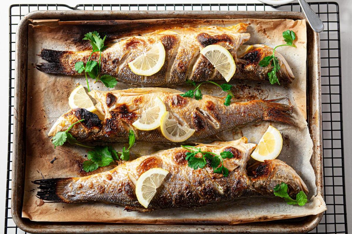 Perfectly cooked branzino will have a flakey, delicate texture and mild flavor. (Courtesy of Amy Dong)