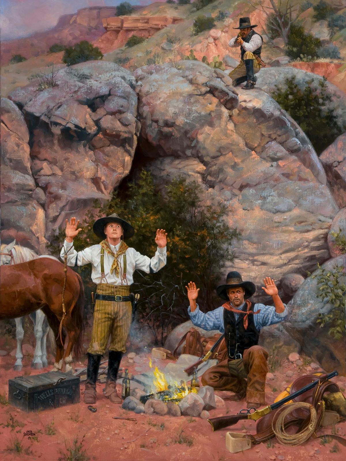 "Easy to Come By, Hard to Get Away With" by Jack Sorenson. (Courtesy of <a href="https://www.instagram.com/jacksorensonfineartactual/">©Jack Sorenson Fine Art, Inc</a>)