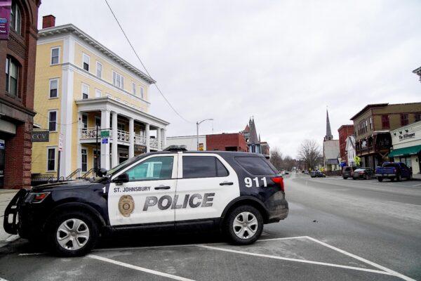 The St. Johnsbury, Vt., Police Department on March 23, 2023. (Allan Stein/The Epoch Times)