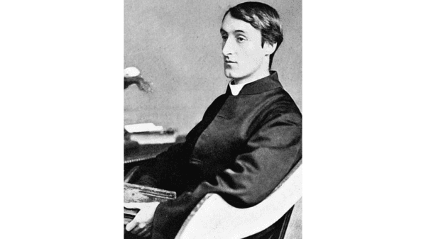 <span style="color: #000000;">Poet Gerard Manley Hopkins points out that God is present in each person. (Public Domain)</span>