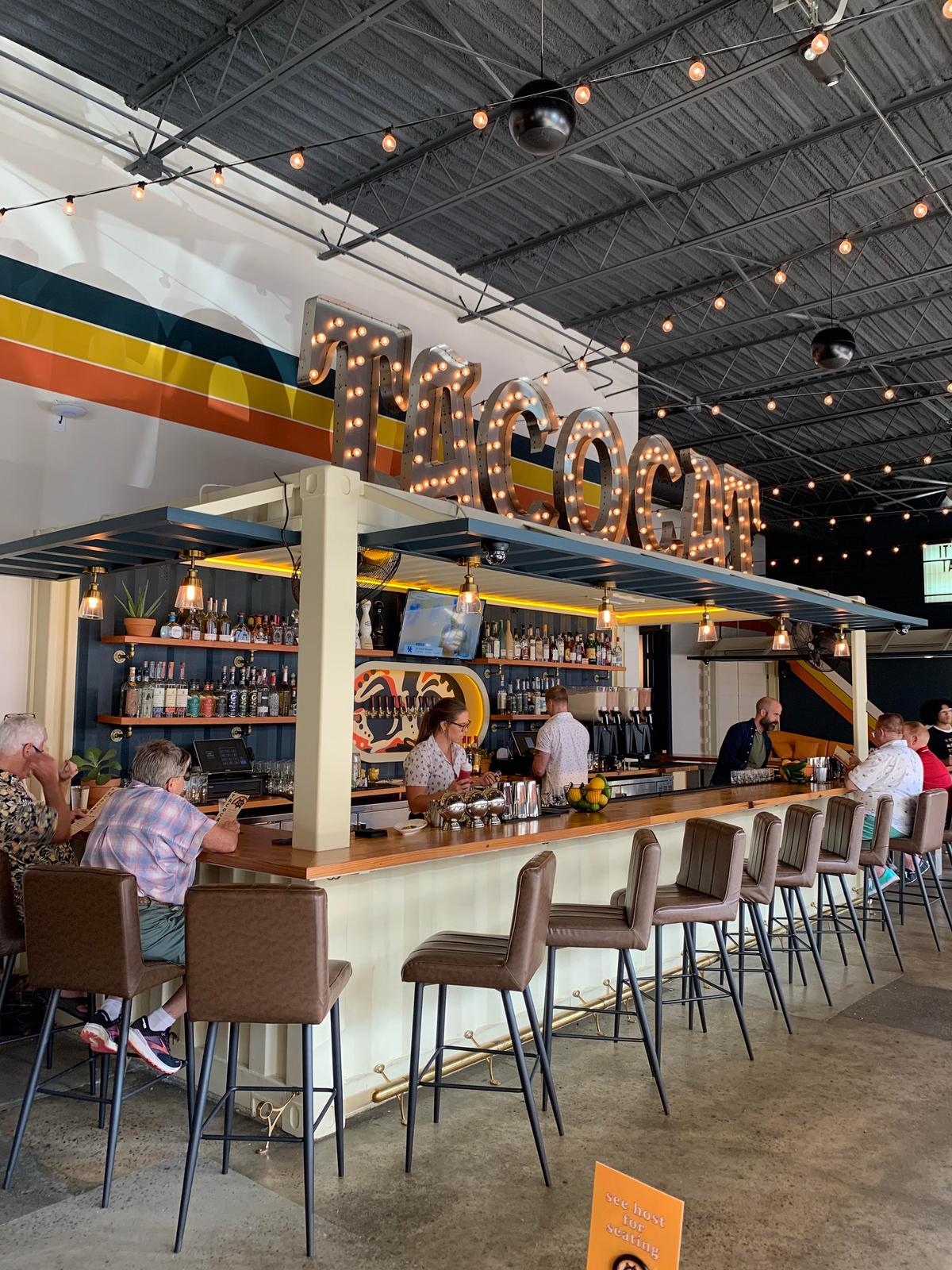 Tacocat, known for its offerings of unique tacos, is housed in an old carwash and is resplendent with colorful decor and original garage doors. Call it downtown hipster plus trendy, all in a casual atmosphere with good food. (Visit Augusta/TNS)
