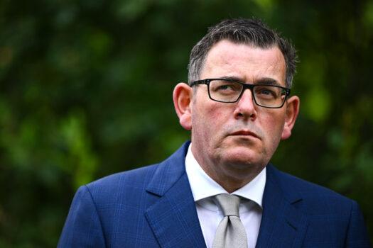Victorian Premier Daniel Andrews speaks to the media during a press conference in Melbourne, Australia, on March 7, 2023. (AAP Image/Joel Carrett)