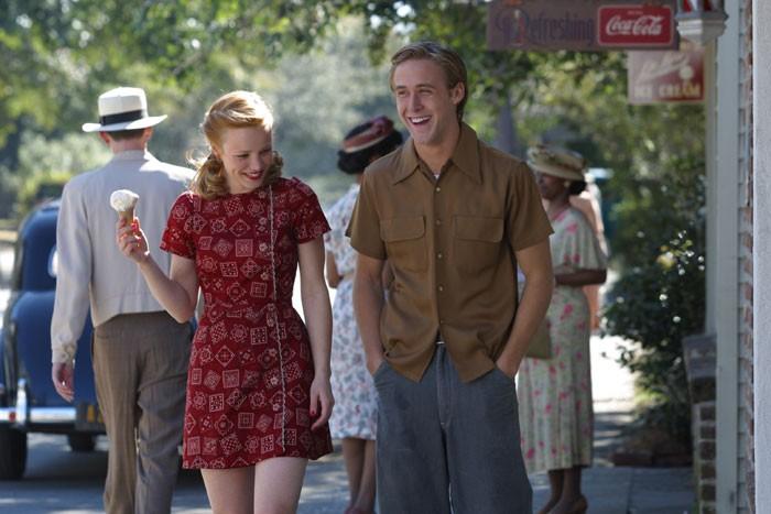 Allie Hamilton (Rachel McAdams) and Noah Calhoun (Ryan Gosling), in "The Notebook." (New Line Cinemas)