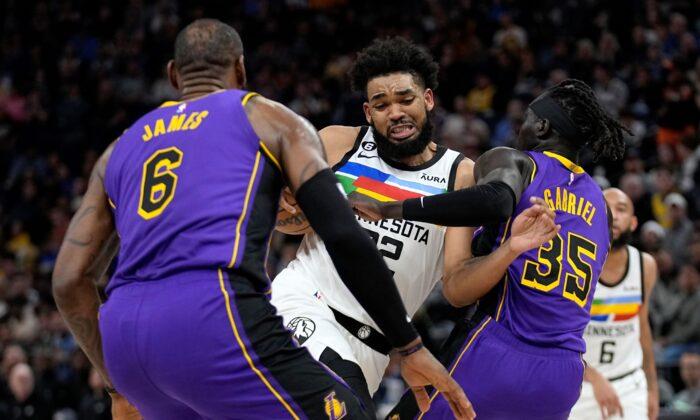 Lakers Overtake Timberwolves in Standings With 123–111 Win