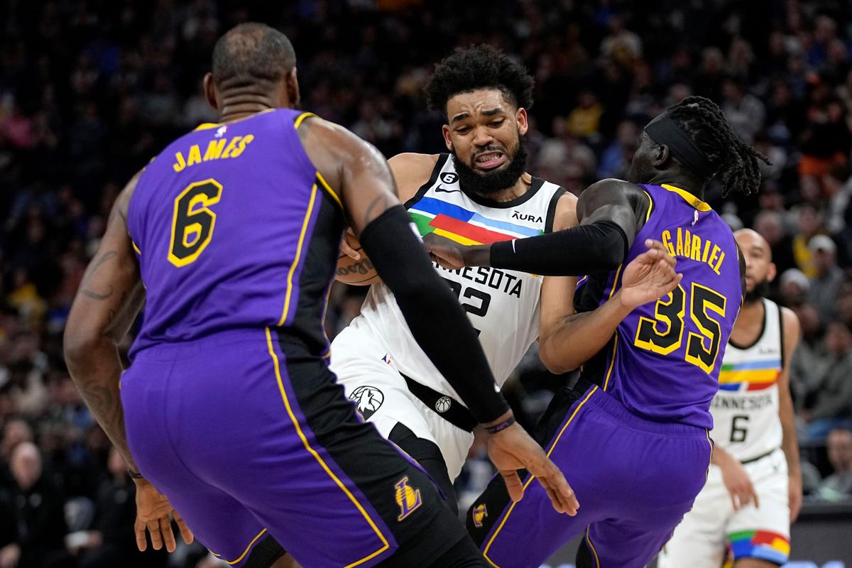 Lakers Overtake Timberwolves in Standings With 123–111 Win