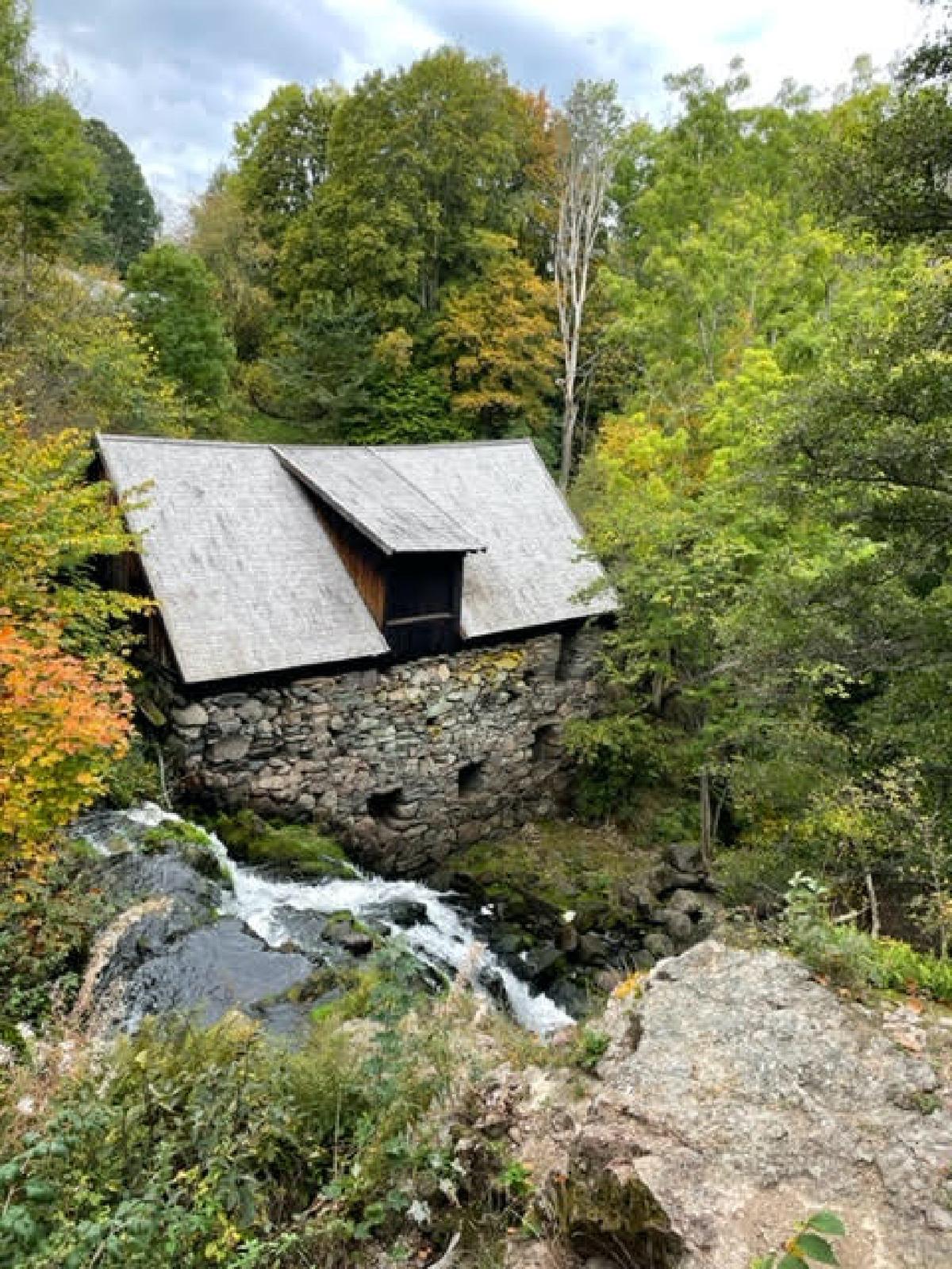 For 800 years, flour mills have employed the waterfalls of Rottle near Granna, Sweden. (Photo courtesy of Lesley Frederikson)