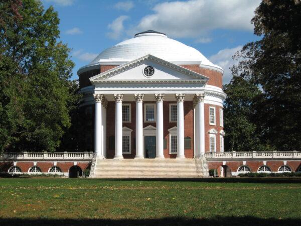 Thomas Jefferson designed The Rotunda at the University of Virginia in Charlottesville. He based the design on a sketch of the Pantheon in a 1720 edition of Andrea Palladio’s “Four Books of Architecture.” (Public Domain)