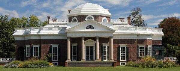 Thomas Jefferson never saw Rome’s Pantheon in person and instead relied on his copy of Andrea Palladio’s “Four Books of Architecture” for the Roman temple features of some of his designs, like Monticello’s famous façade. (Corkythehornetfan/<a href="https://commons.wikimedia.org/wiki/File:Thomas_Jefferson%27s_Monticello_(cropped).JPG">CC SA-BY 3.0</a>)