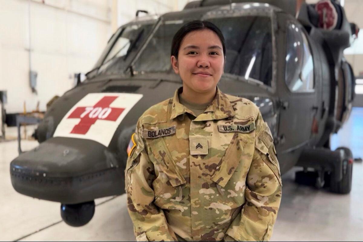 Cpl. Emilie Marie Eve Bolanos, 23, of Austin, Texas. (101st Airborne Division Office of Public Affairs via AP)