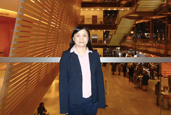 Xu Peichen attended Shen Yun Performing Arts at the Four Seasons Centre for the Performing Arts on March 31, 2023. (NTD)