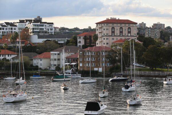 A general view of residential property as seen across Sydney Harbour in Sydney, Australia, on May 8, 2021. (Lisa Maree Williams/Getty Images)