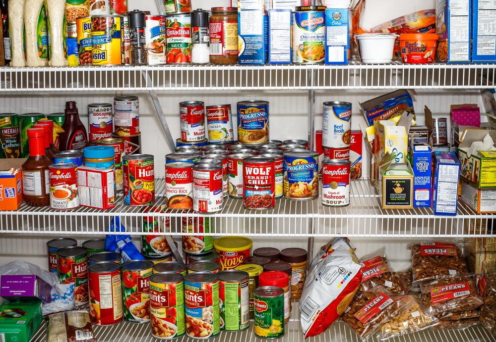 The shelf life of canned food—as with any food—is impacted by storage conditions, and may be shorter than the labeled expiration date if not kept in a dark, dry, cool environment. (Darryl Brooks/Shutterstock)