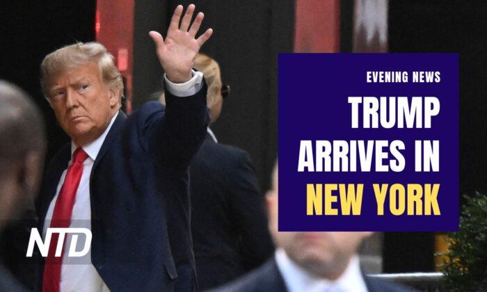 NTD Evening News (April 3): Trump Arrives in New York Ahead of Arraignment; Chinese Spy Balloon Gathered Intelligence: Reports
