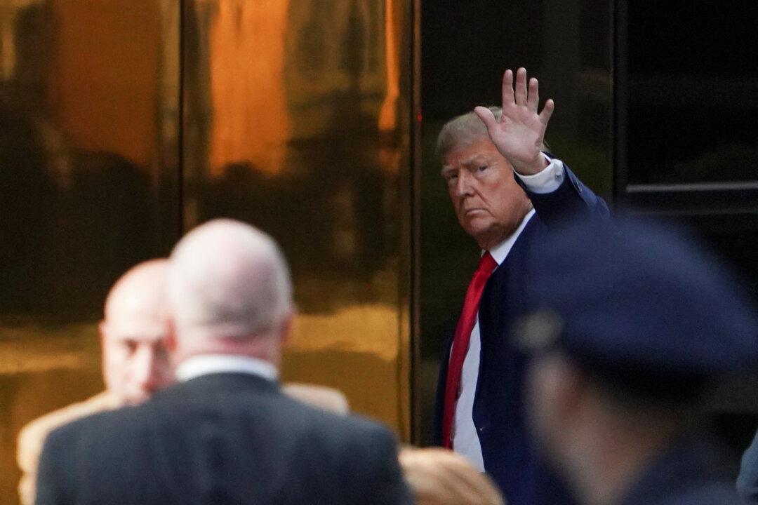 Former President Arrives at Trump Tower Ahead of Arraignment