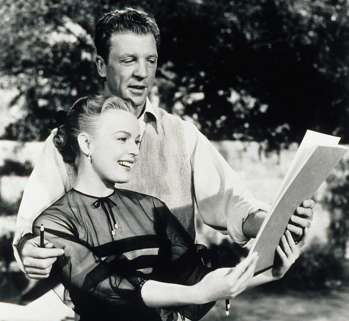 June Haver and Dan Dailey in a publicity still for "The Girl Next Door" from 1953. (MovieStillsDB)