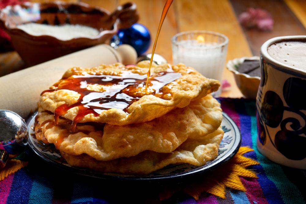 Buñuelos, sweet Mexican fritters, are a beloved dessert.(Guajillo studio/Shutterstock)