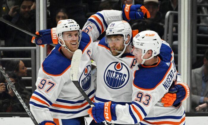 Draisaitl Propels Oilers Past Kings, Into 2nd in Pacific