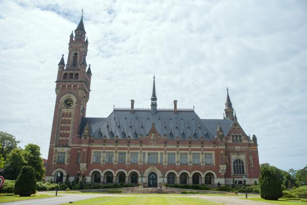 The International Court of Justice in The Hague, Netherlands, on July 10, 2022. (Mihut Savu/The Epoch Times)