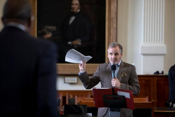 Texas Sen. Bryan Hughes proposed bills banning drag shows for children. (Courtesy of Texas Senate)