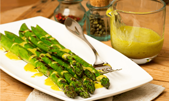 Asparagus With Mustard and Tarragon (Recipe)