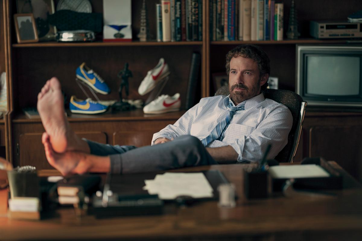 Phil Knight (Ben Affleck), in "Air." (Warner Bros. Pictures)