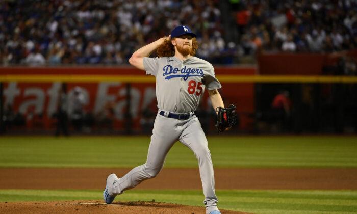 May Throws 6 Impressive Innings, Dodgers Beat D-backs 5–2