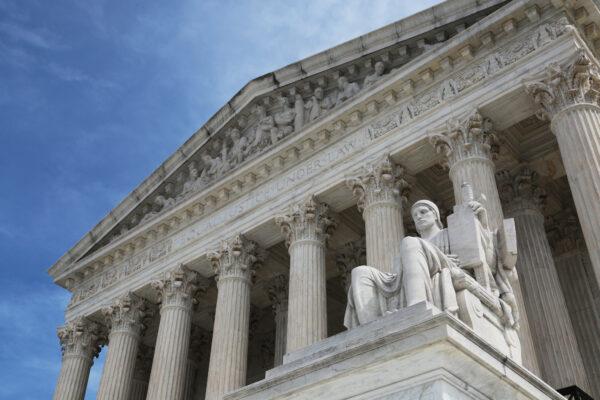 The U.S. Supreme Court in Washington on March 23, 2023. (Richard Moore/The Epoch Times)