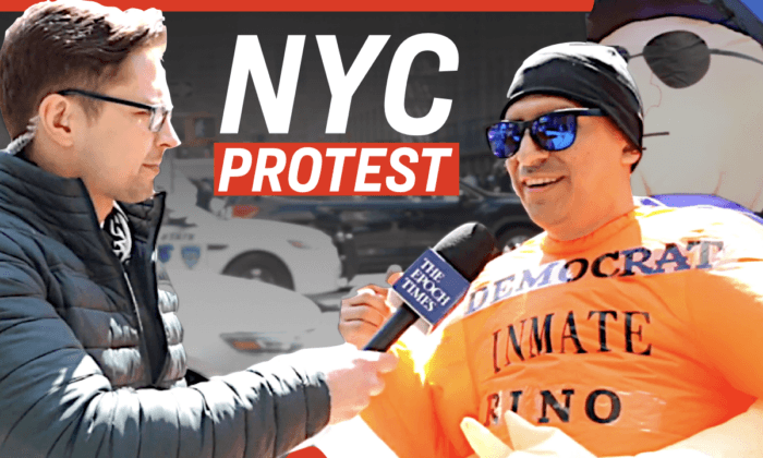 ‘Kangaroo Court’: Speaking With Anti-Indictment Protesters at NYC Rally | Facts Matter