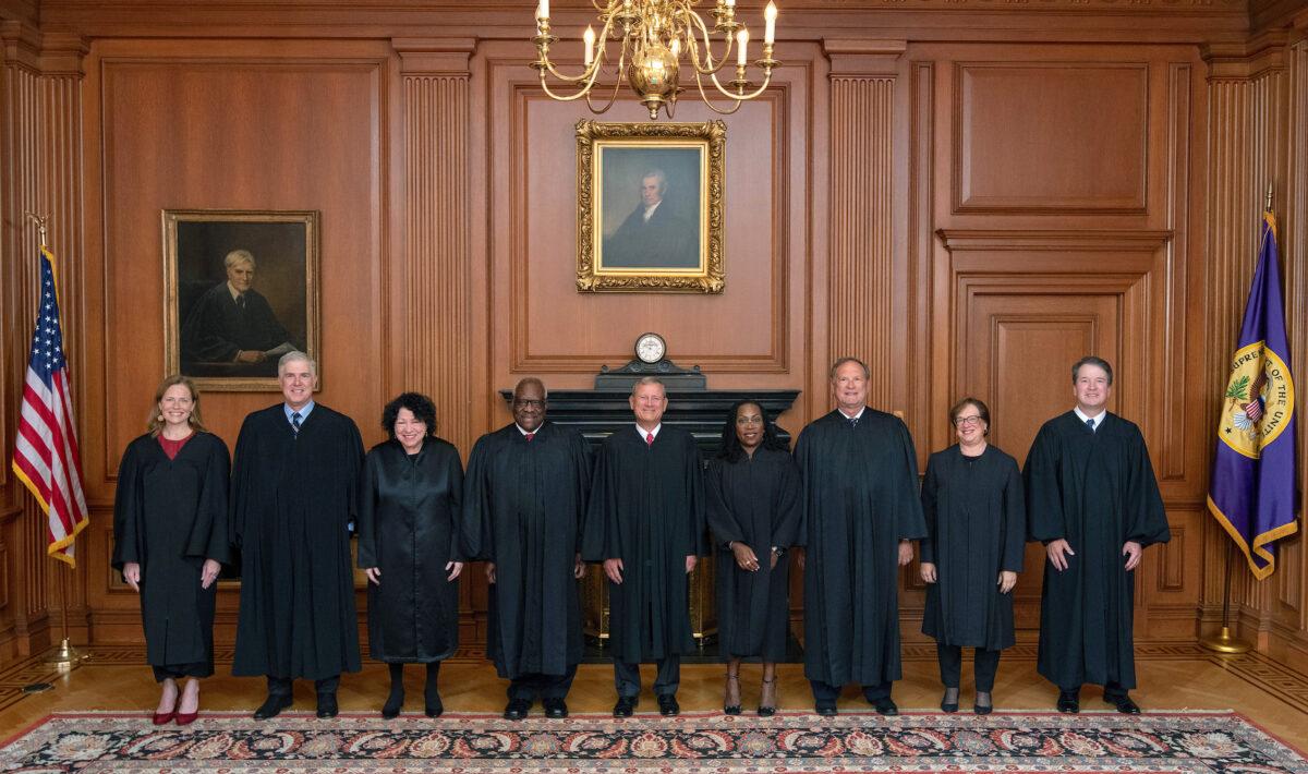 The Supreme Court held a special sitting on September 30, 2022, for the formal investiture ceremony of Associate Justice Ketanji Brown Jackson. (Collection of the Supreme Court of the United States/Getty Images)