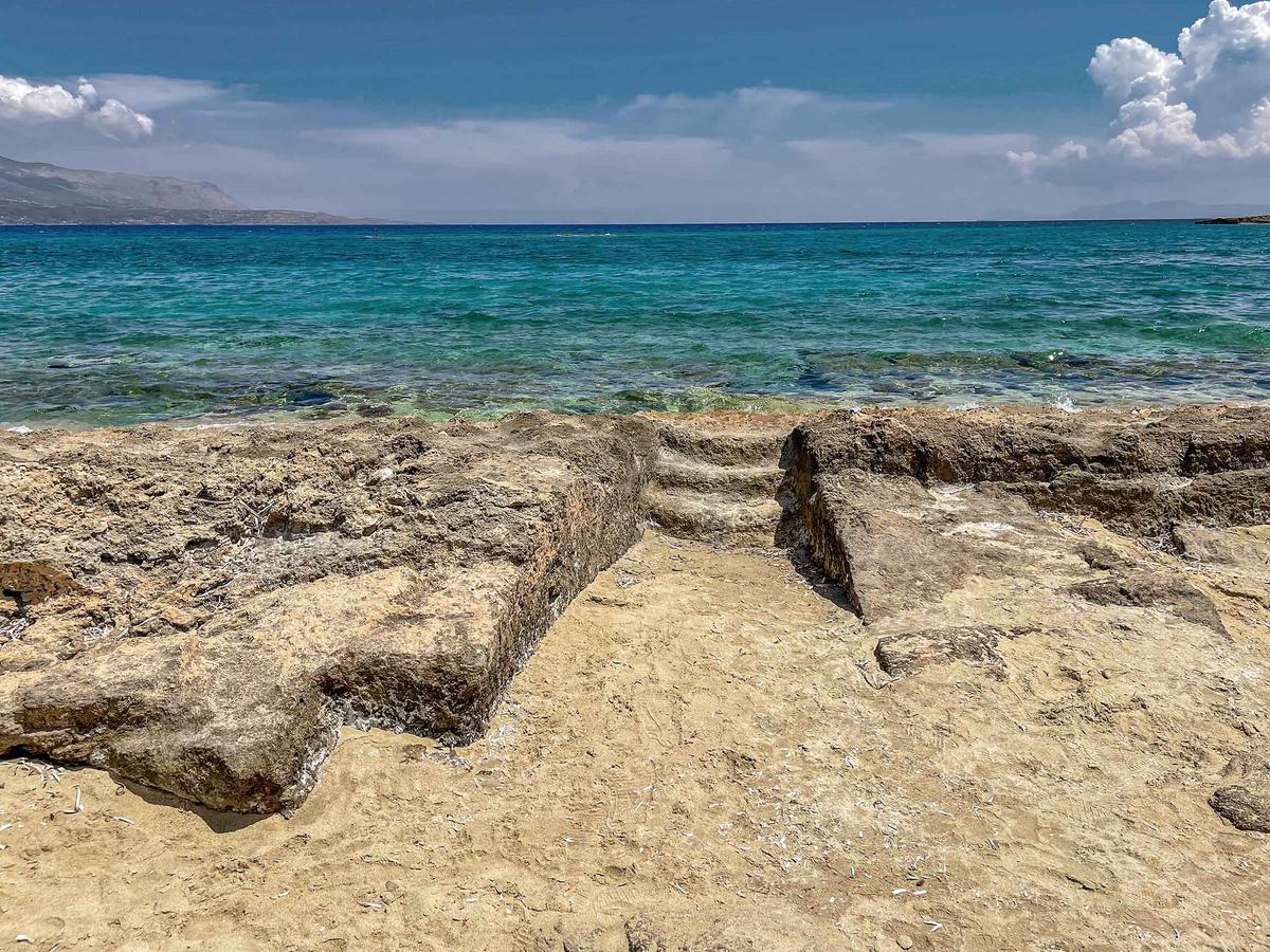 Seaside view of the world's oldest submerged city, Pavlopetri, in Laconia, Greece. (Pit Stock/Shutterstock)