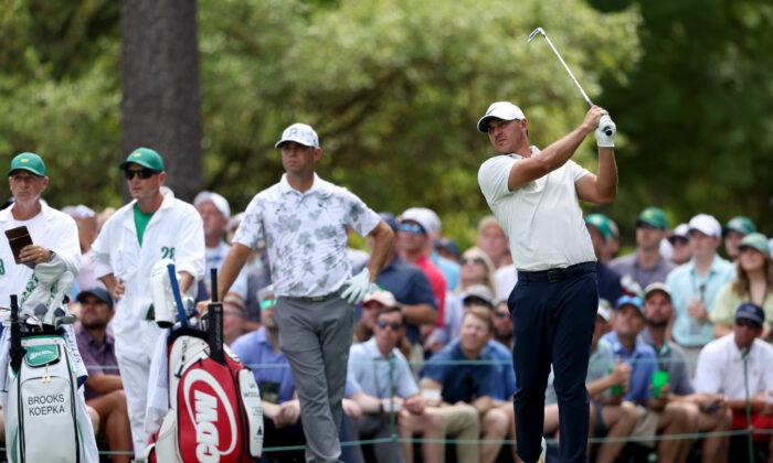 Brooks Koepka Maintains Lead at the Masters—Play Suspended