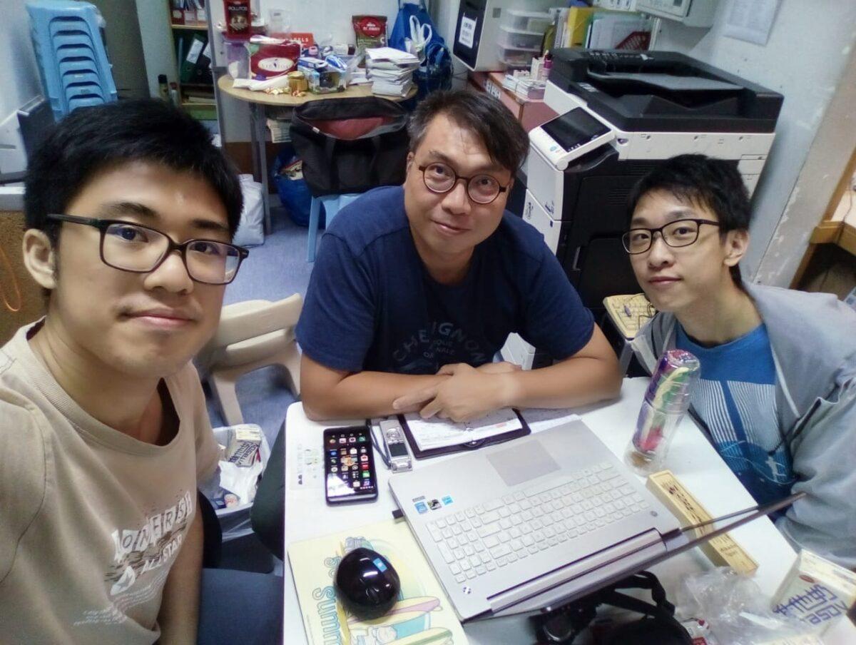 Donald Cheng (left) majored in social work and was a volunteer social worker in Hong Kong. (Courtesy of Donald Cheng)