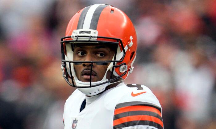 Cleveland Browns Quarterback Watson Scheduled to Give Deposition in Civil Lawsuit