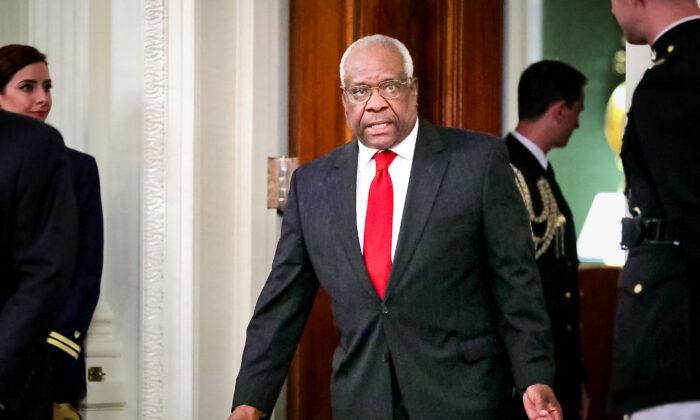 Supreme Court Justice Clarence Thomas Denies Wrongdoing