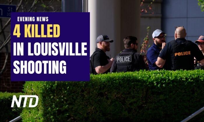 NTD Evening News (April 10): 4 Dead, 9 Injured in Louisville, KY, Bank Shooting; Leaked Docs Appear to Show US Spying on Allies