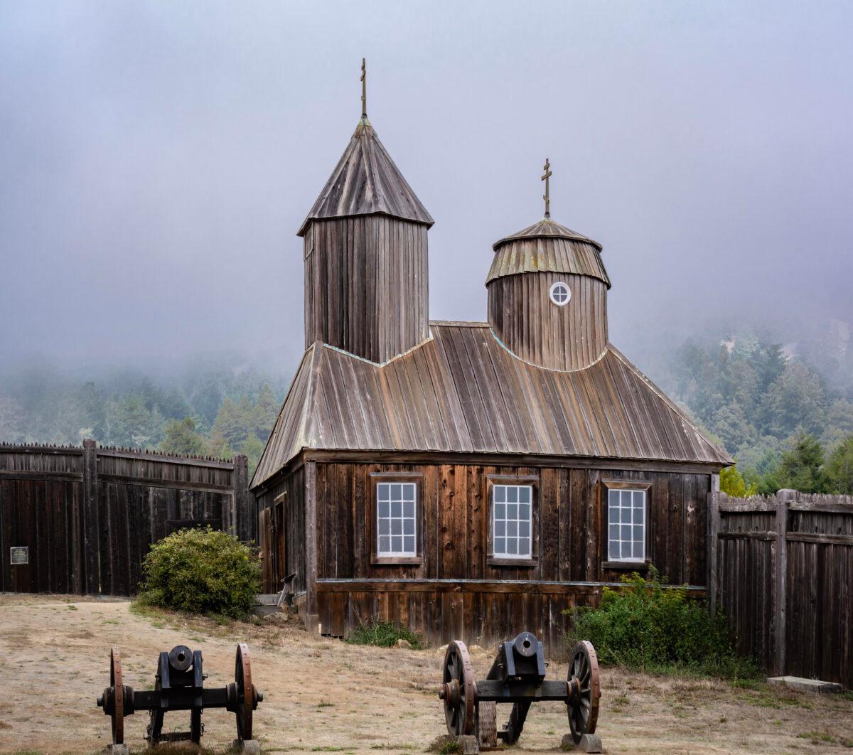 This Russian Orthodox chapel at Fort Ross was built in the mid-1820s. (Maria Coulson)